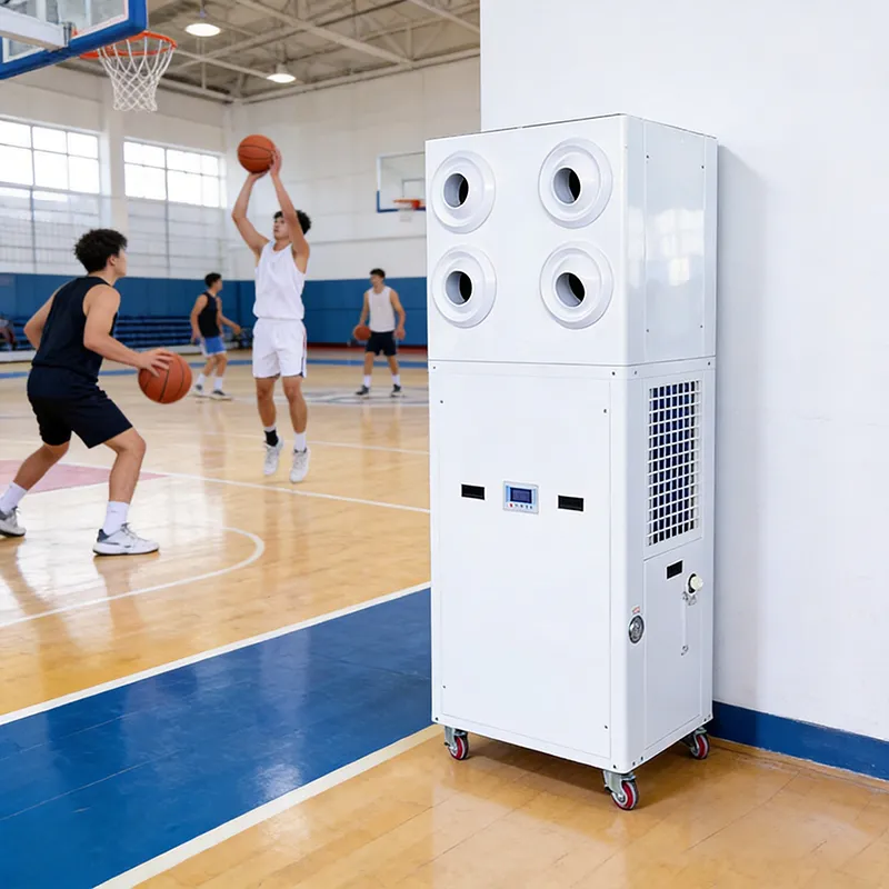 Basketball Court Cooling Solution