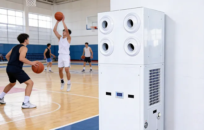 Basketball Court Cooling Solution